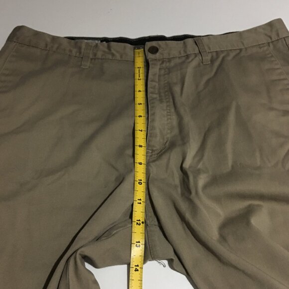 Volcom Mens Chino Shorts Size 36 Beige - Picture 8 of 9